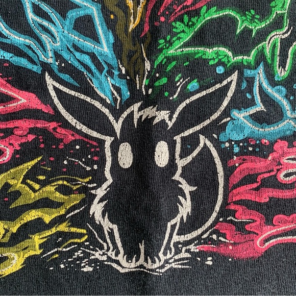 Rare | 🇳🇮 Vintage Gildan T-Shirt with Cartoon Print, Black | Medium - Picture 3 of 11